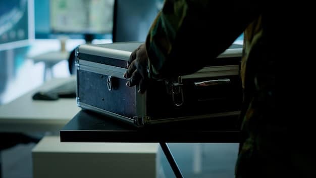 A TSA agent inspecting carry-on luggage with a laptop and liquids in separate bins, highlighting the updated 3-1-1 rule compliance.