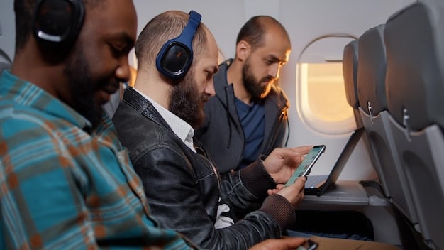 A group of diverse aviation students in a modern flight simulator, interacting with instructors, emphasizing the training and educational aspects of becoming a pilot.