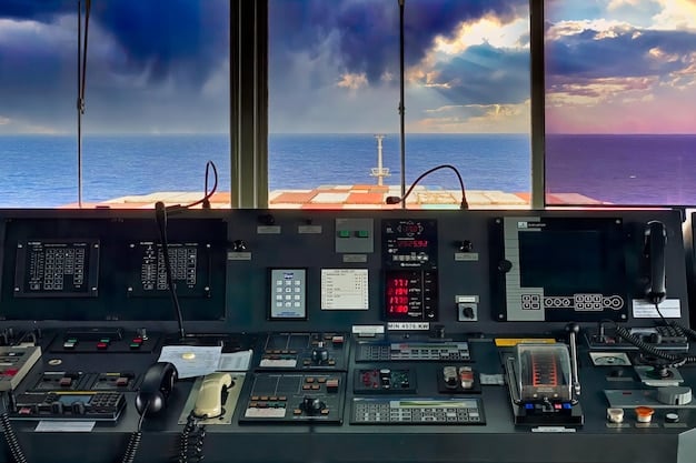 A detailed shot of an air traffic control tower, highlighting the advanced technology and the controllers at work.