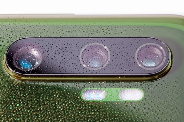A graphic showcasing radar waves emanating from a car's front, piercing through heavy rain and detecting a vehicle ahead. The visual should emphasize radar's superior ability to function in adverse weather conditions compared to other sensor technologies.