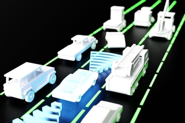 A diagram illustrating the software architecture of a software-defined vehicle, highlighting the different layers of software and their interactions with hardware components. The diagram shows data flow, cloud connectivity, and the role of OTA updates in maintaining and improving vehicle performance.
