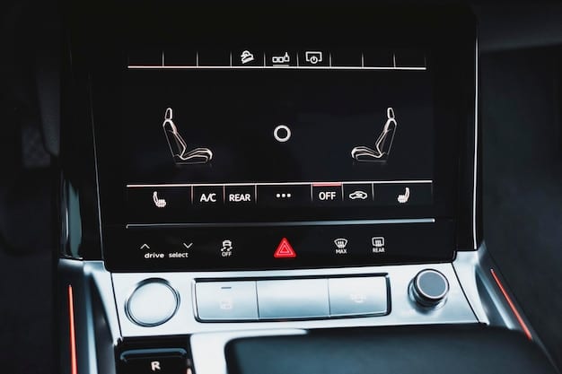 An image of a car infotainment system screen displaying an 